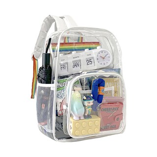 Foto 1 | Mochila Impermeable de Pvc Transparente para Portátil de 15,6 Pulgadas - Venta Internacional