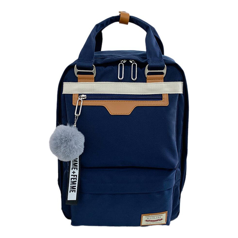 Foto 2 pulgar | Mochila Trend Versión Coreana Azul Impermeable - Venta Internacional