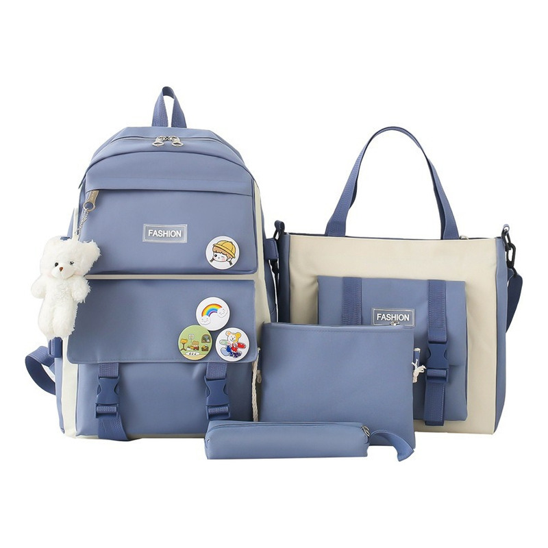 Foto 1 | Mochila Fashion Campus High School de Alta Capacidad 4 Unidades - Venta Internacional