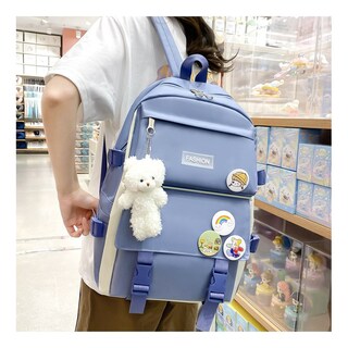 Foto 5 | Mochila Fashion Campus High School de Alta Capacidad 4 Unidades - Venta Internacional