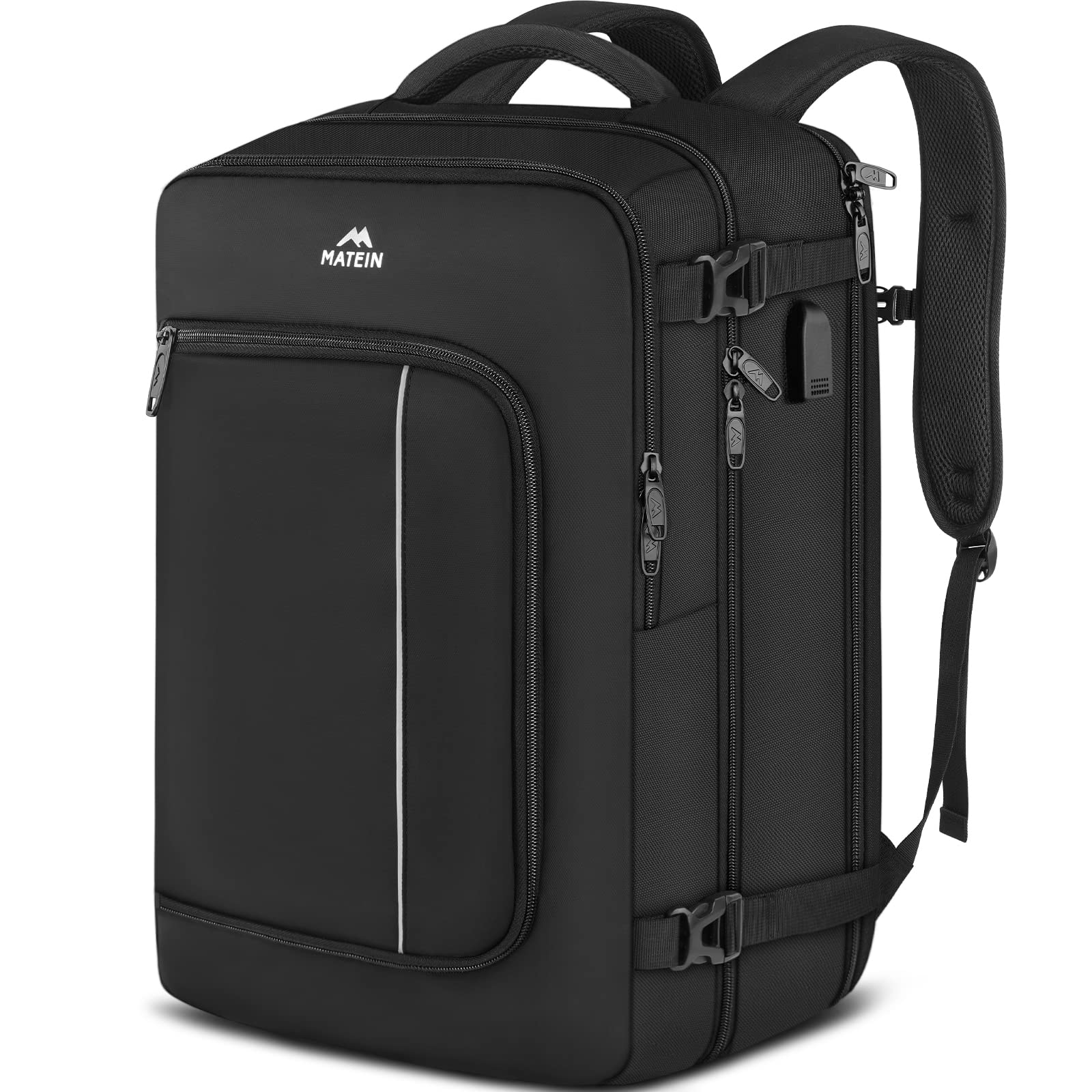 Mochila Matein Carry On De 40 Litros con Puerto De Carga Usb Para Hombre - Venta Internacional