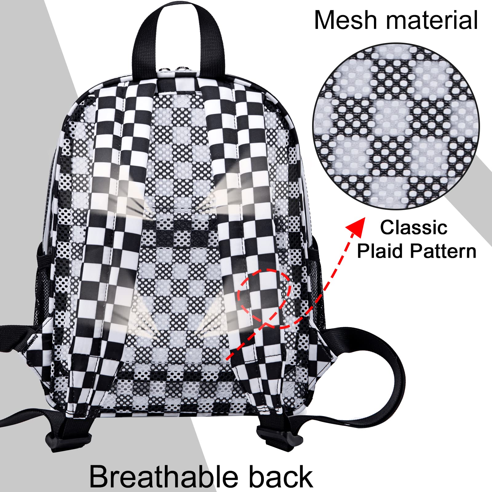 Foto 3 | Mochila Btoop Transparente Para Miniestadios 30 X 30 X 15 Cm - Venta Internacional