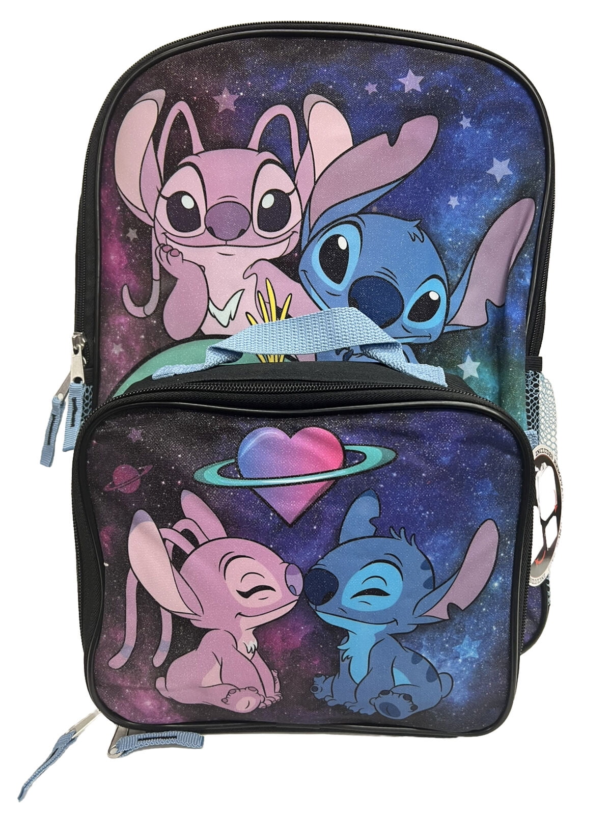 Foto 2 pulgar | Mochila Disney Lilo And Stitch de 40 cm con Kit de Almuerzo Aislante - Venta Internacional