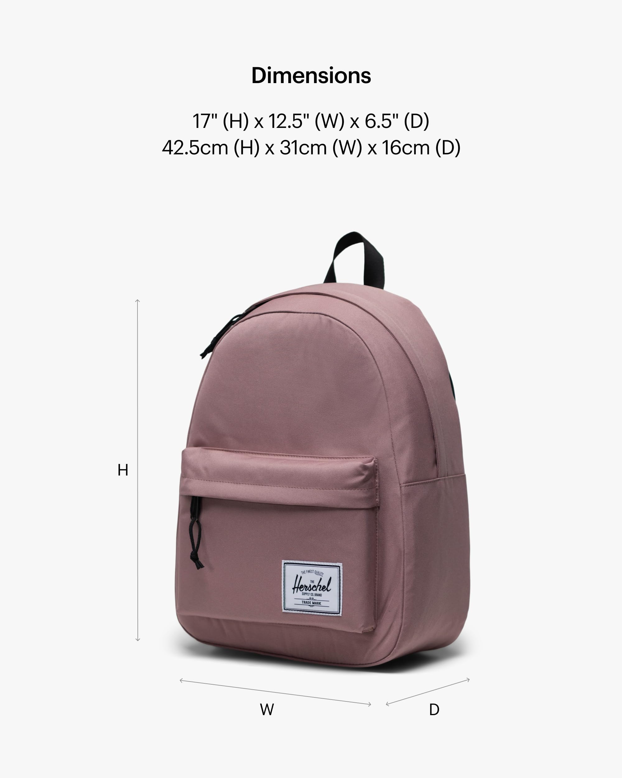 Foto 3 pulgar | Mochila Herschel Supply Co. Rosa Fresno Clásica - Venta Internacional