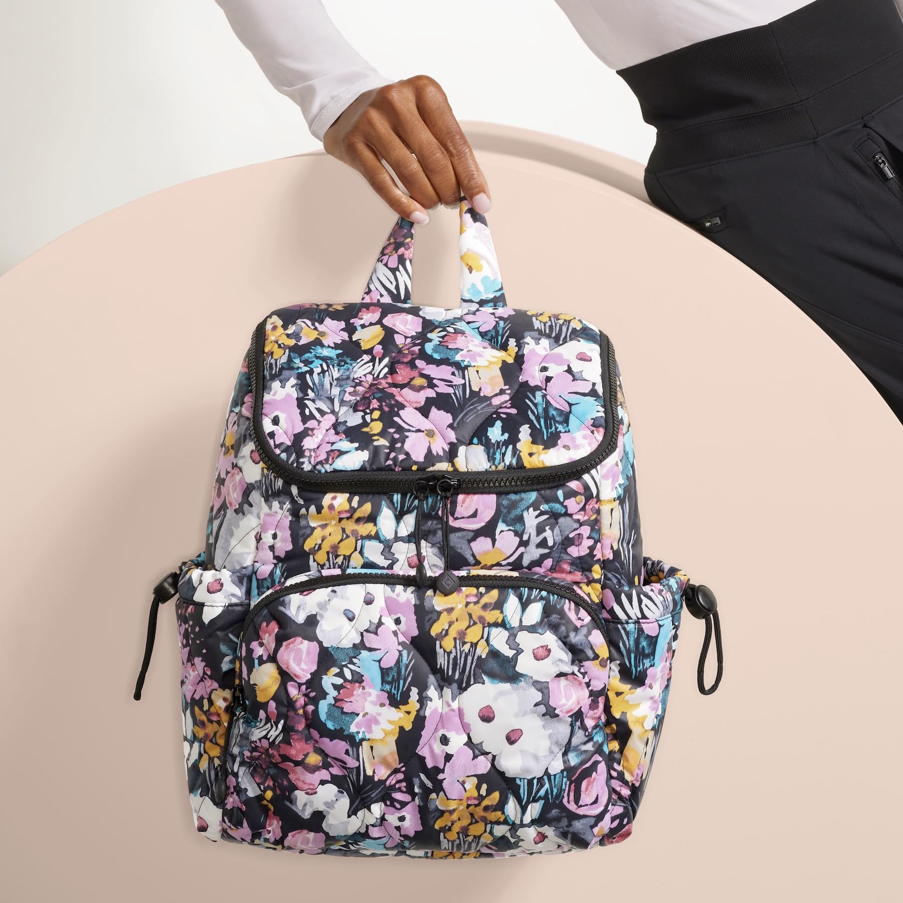 Foto 5 | Mochila Vera Bradley De Nailon Ultraligero De Cuarzo Rosa - Venta Internacional