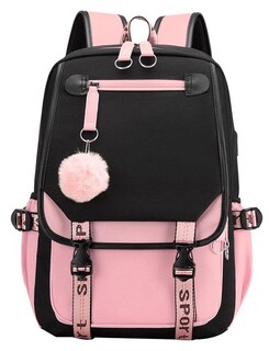 Foto 1 | Mochila Escolar Sanmadrola Resistente 21 Litros para Niñas - Venta Internacional