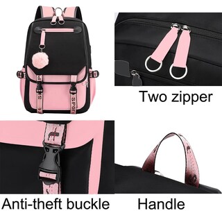 Foto 2 | Mochila Escolar Sanmadrola Resistente 21 Litros para Niñas - Venta Internacional