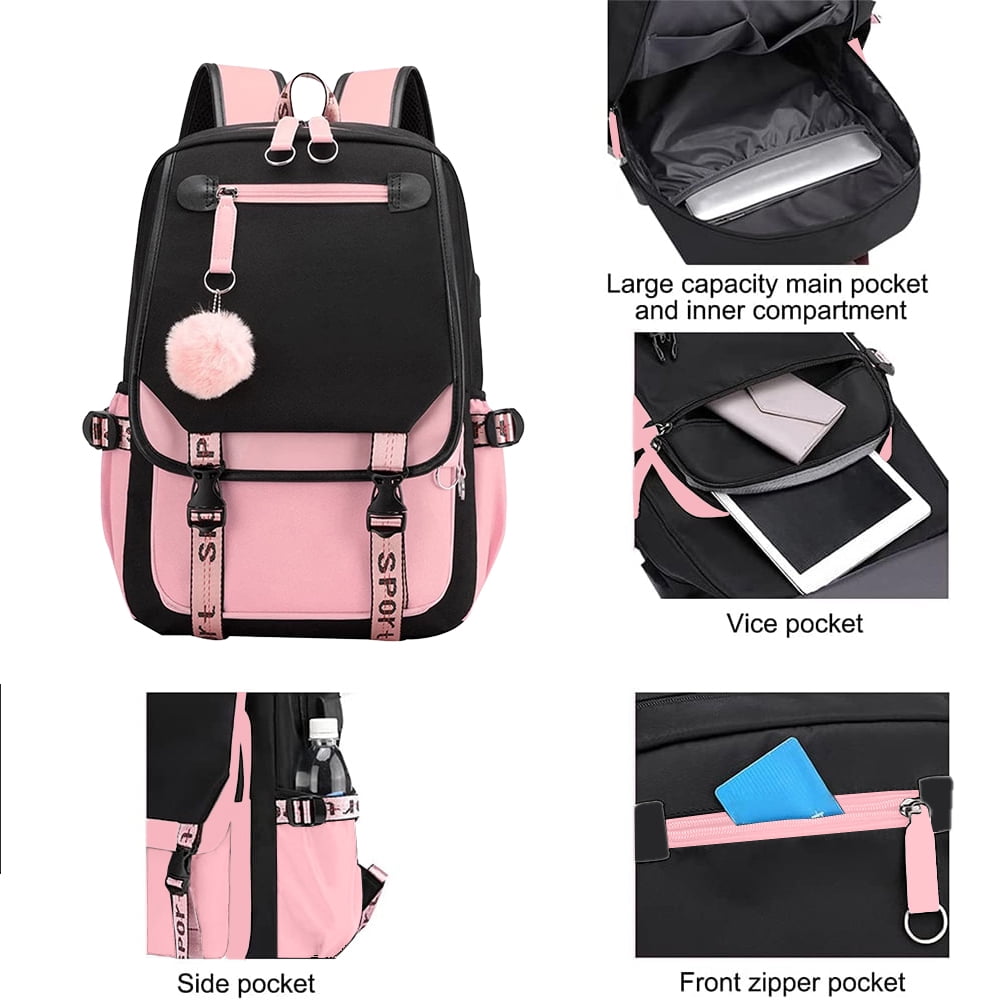 Foto 7 pulgar | Mochila Escolar Sanmadrola Resistente 21 Litros para Niñas - Venta Internacional