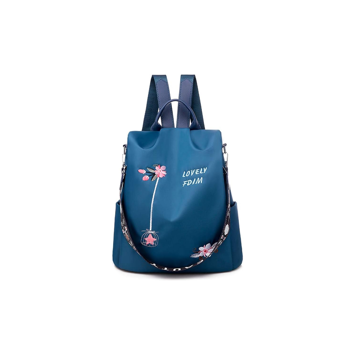 Mochila New Chic Urbanity Oxford Antirrobo Impermeable Azul - Venta Internacional