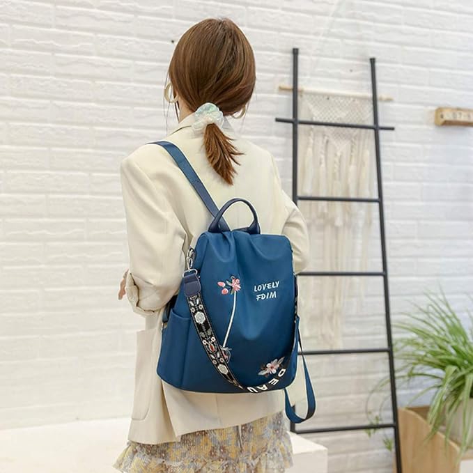 Foto 3 pulgar | Mochila New Chic Urbanity Oxford Antirrobo Impermeable Azul - Venta Internacional