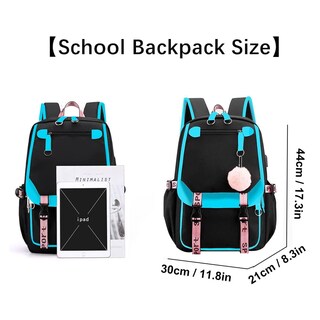 Foto 5 | Mochila Escolar Sanmadrola Resistente con Puerto de Carga USB - 21 Litros