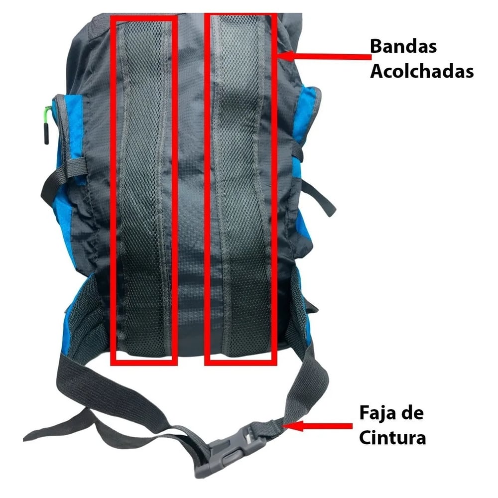 Foto 3 pulgar | Mochila Camping Outlet 70 L Impermeable Roja - Venta Internacional
