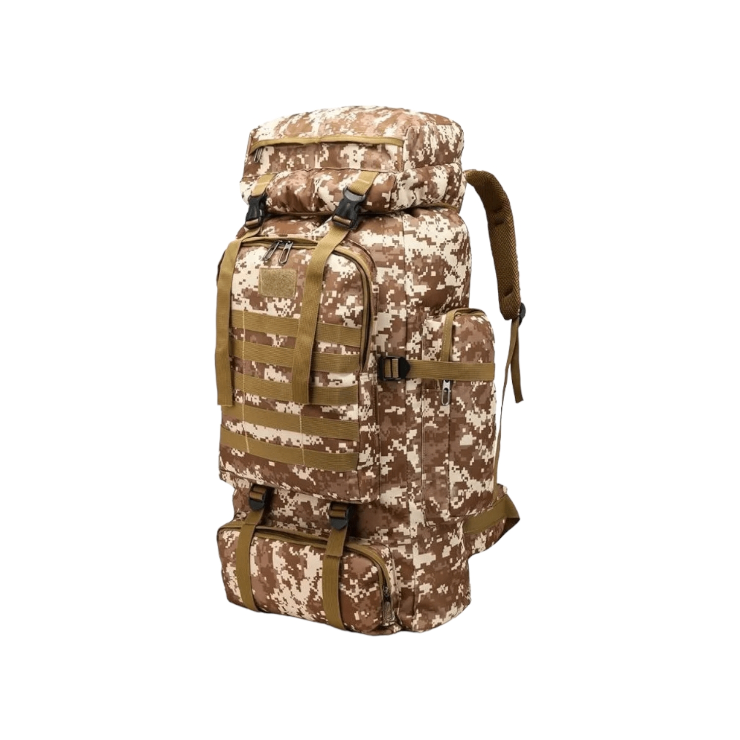 Mochila Táctica Pixelated Bro De 80 Litros Para Acampar y Senderismo - Venta Internacional