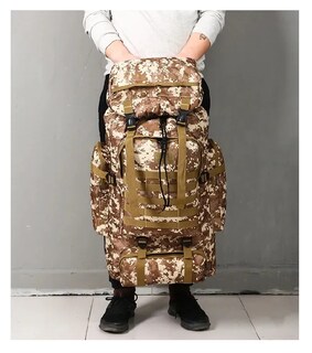 Foto 4 | Mochila Táctica Pixelated Bro De 80 Litros Para Acampar y Senderismo - Venta Internacional
