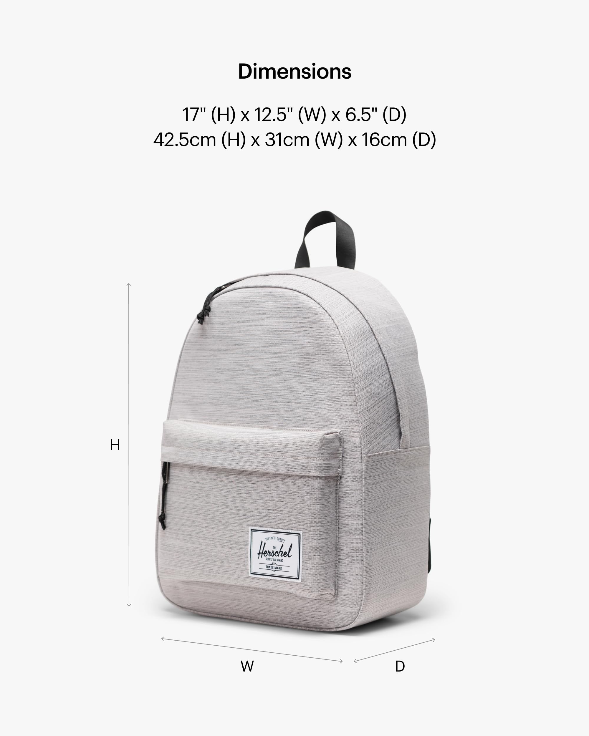 Foto 2 | Mochila Herschel Supply Co. Herschel Classic Gris Claro - Venta Internacional