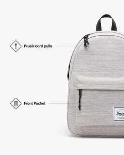 Foto 4 | Mochila Herschel Supply Co. Herschel Classic Gris Claro - Venta Internacional