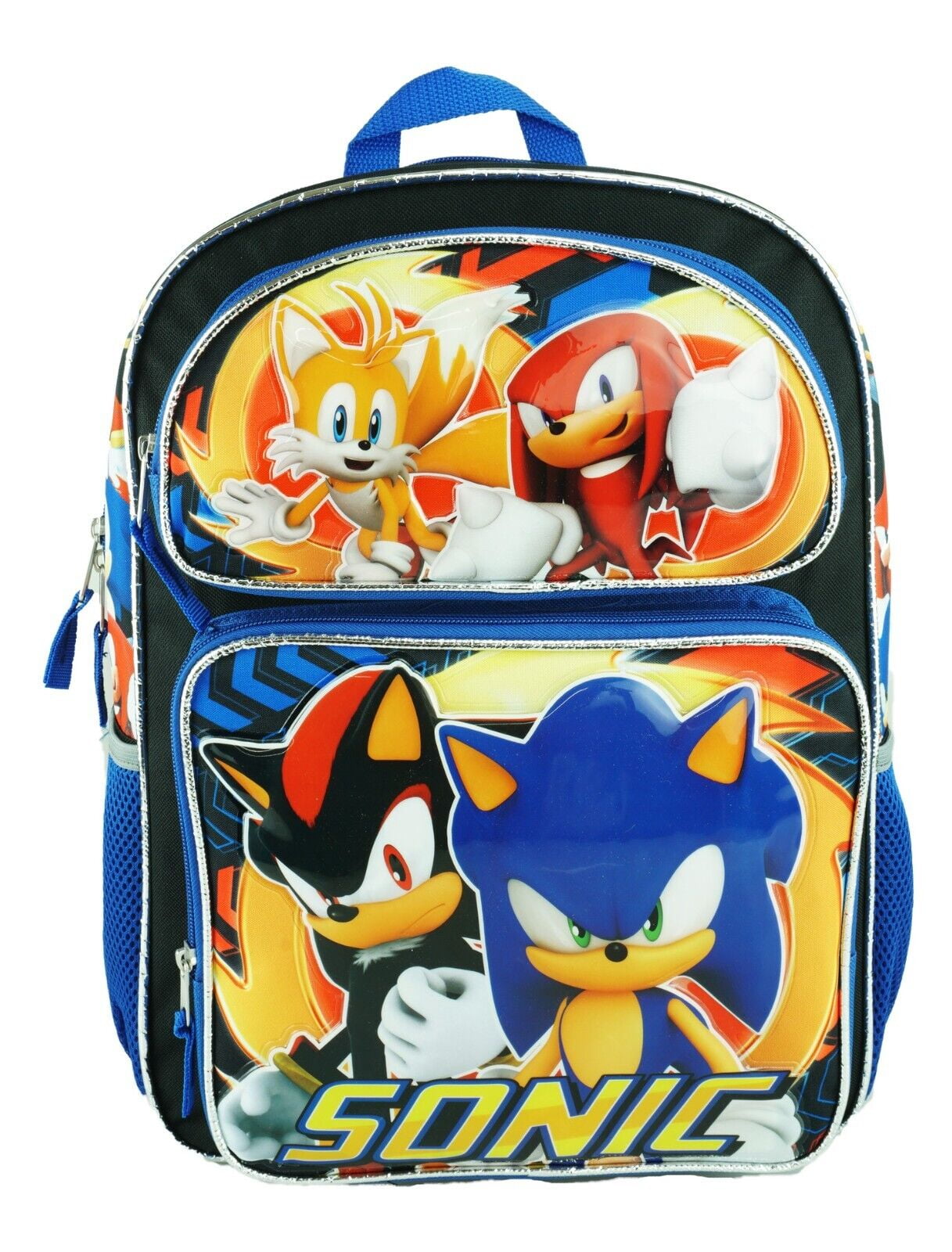 Mochila Sonic The Hedgehog Grande De 16 Pulgadas - Shadow & Sonic - Venta Internacional