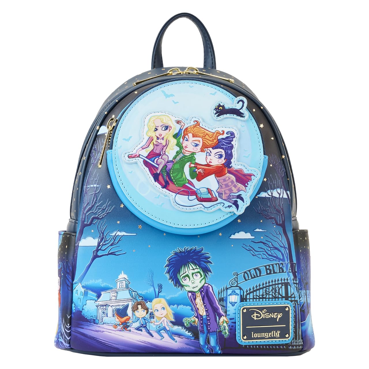 Foto 2 pulgar | Mochila Loungefly Disney Hocus Pocus con Póster de Piel Vegana - Venta Internacional