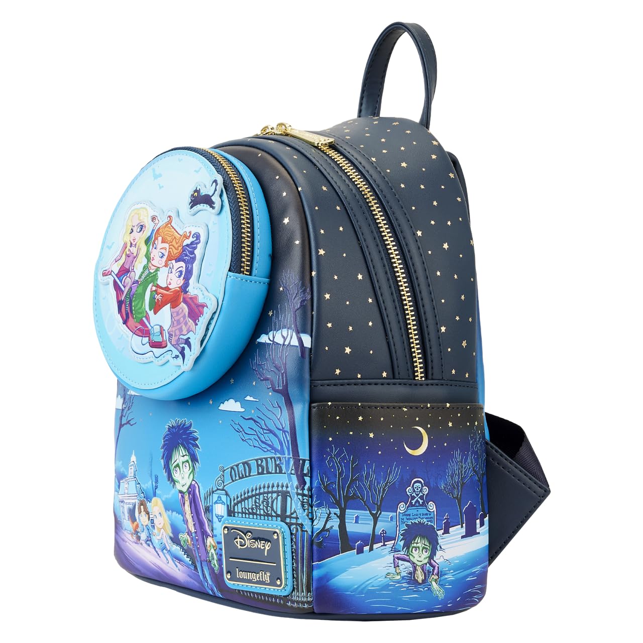 Foto 4 pulgar | Mochila Loungefly Disney Hocus Pocus con Póster de Piel Vegana - Venta Internacional