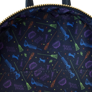 Foto 7 | Mochila Loungefly Disney Hocus Pocus con Póster de Piel Vegana - Venta Internacional