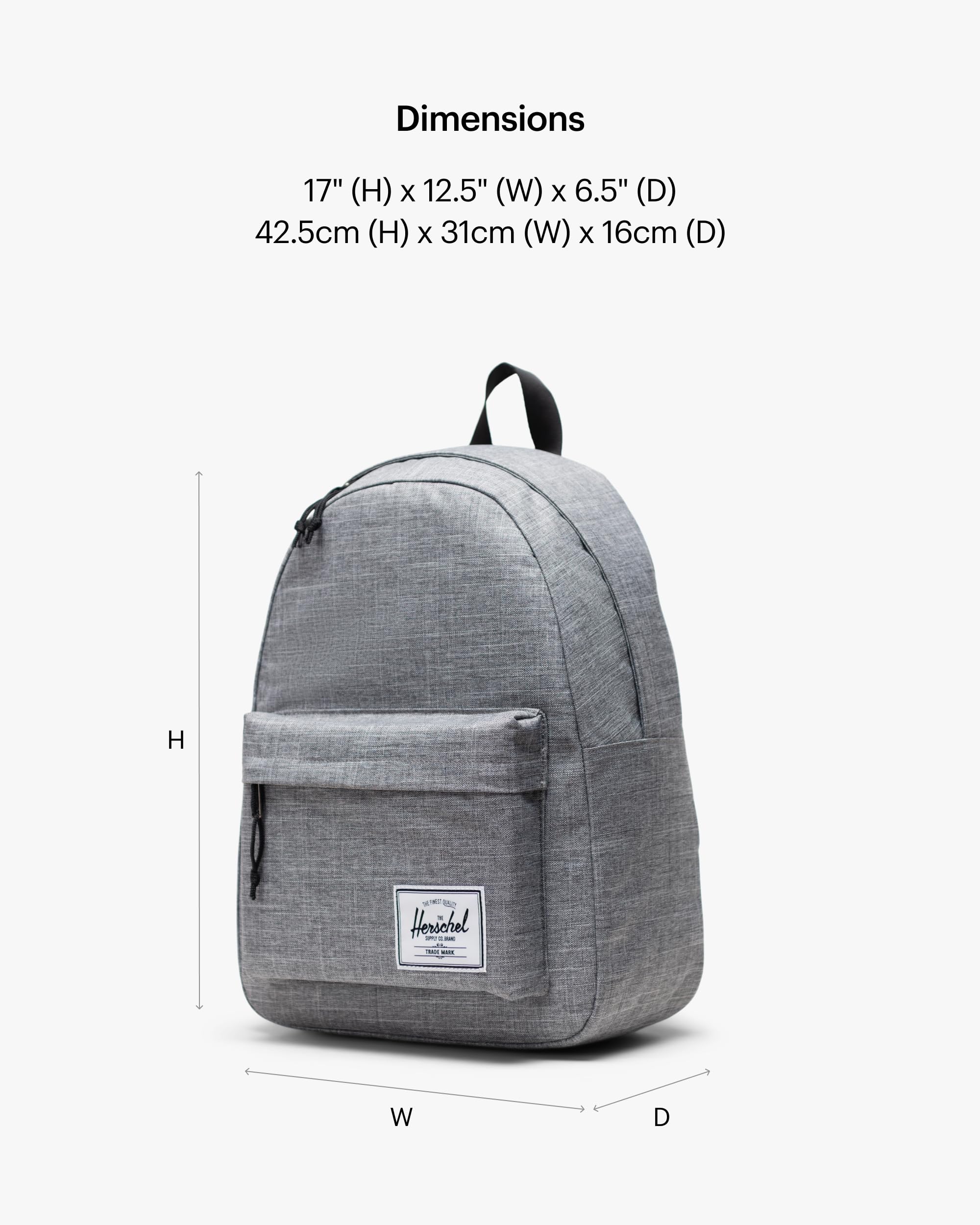 Foto 3 pulgar | Mochila Herschel Supply Co. Herschel Classic Raven Crosshatch - Venta Internacional