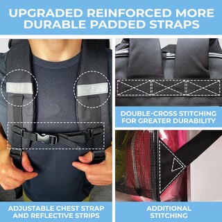 Foto 7 | Mochila Shylero Clear X-large 32l con Cierre TSA Negra - Venta Internacional