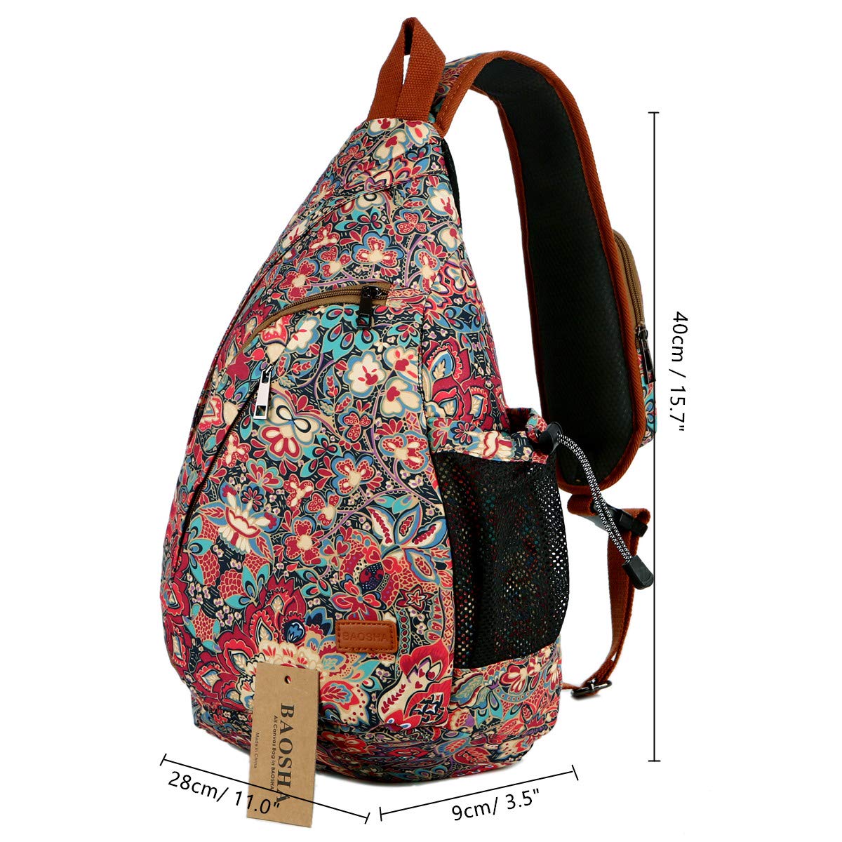 Foto 5 pulgar | Mochila Bandolera Baosha Xb-04 Mochila de Viaje y Senderismo - Venta Internacional