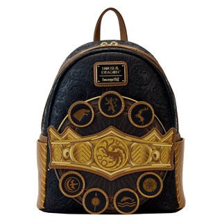 Foto 1 | Mochila Loungefly House of The Dragon Crown de Cuero Vegano - Venta Internacional