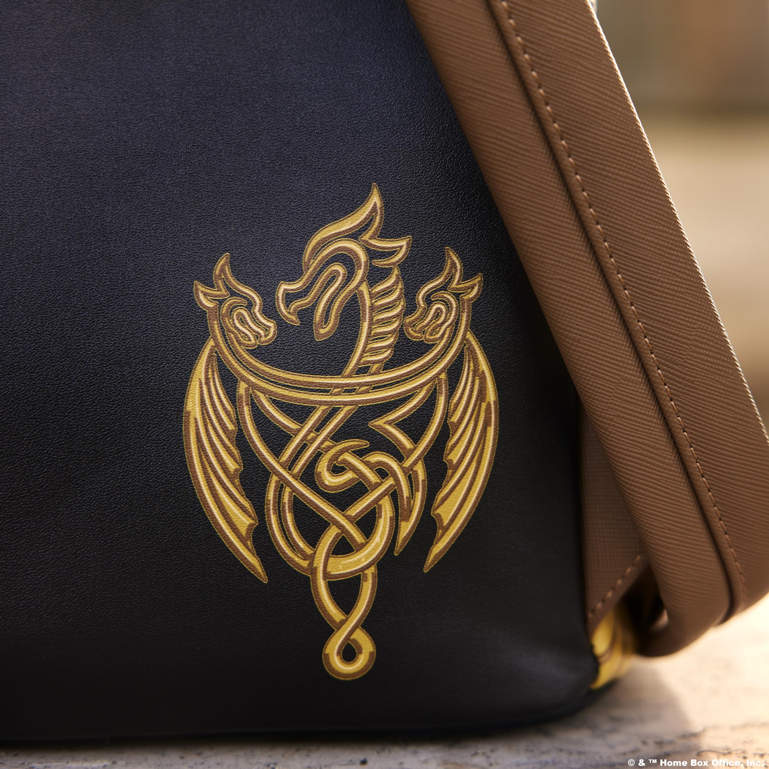 Foto 7 pulgar | Mochila Loungefly House of The Dragon Crown de Cuero Vegano - Venta Internacional