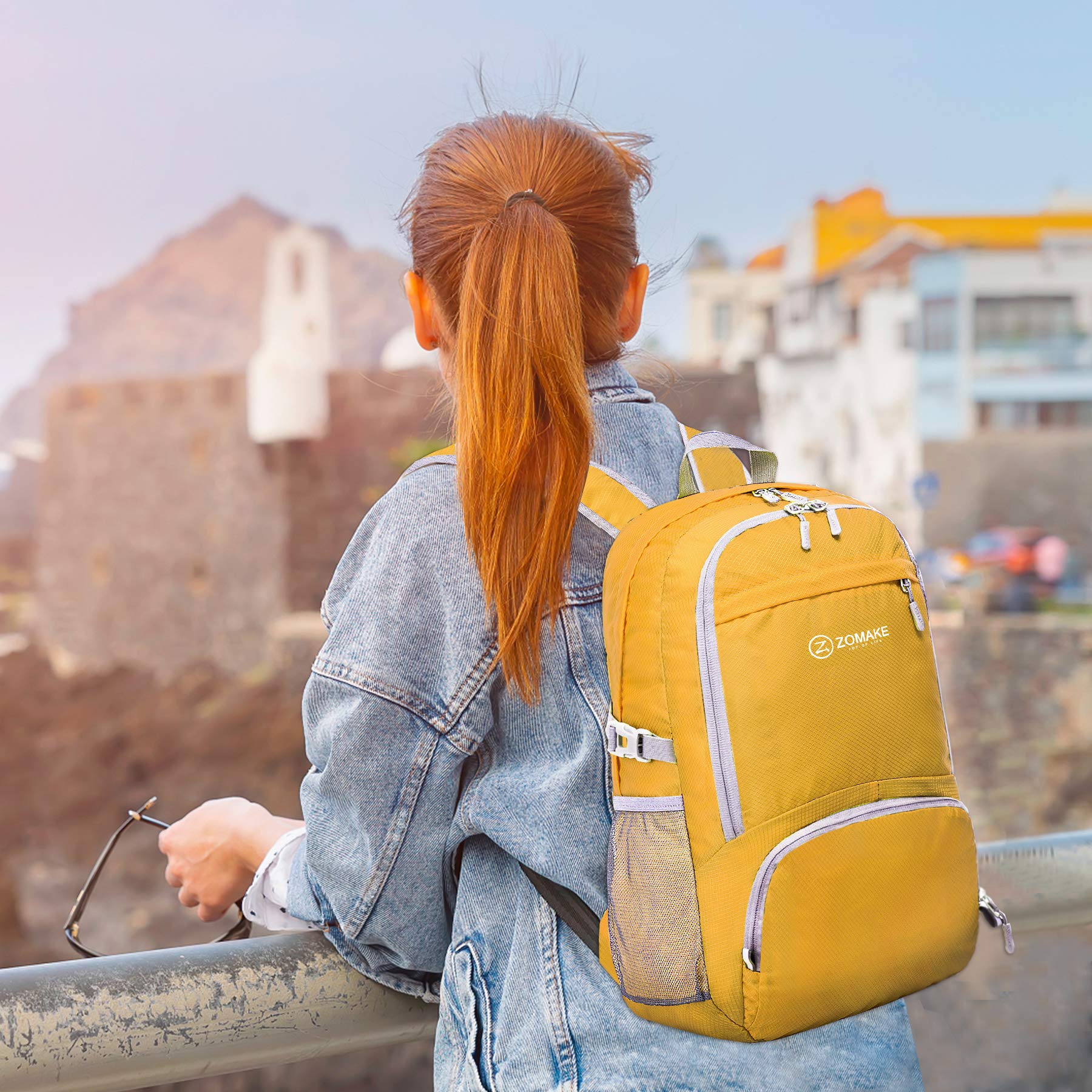 Foto 6 | Mochila Zomake Ligera Plegable 30 L Resistente Al Agua - Venta Internacional