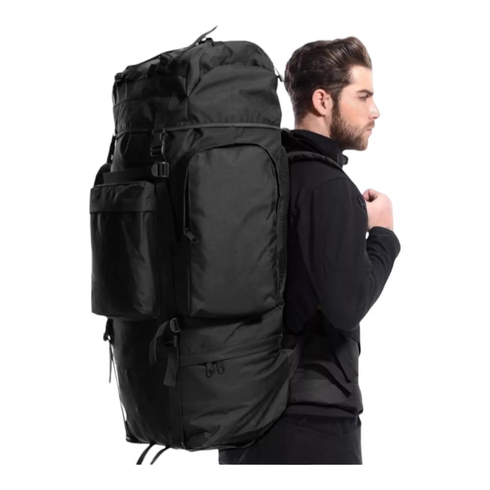 Foto 5 | Mochila De Nailon Para Campañas Militares, Acampada Y Viajes, 100 Litros - Venta Internacional.