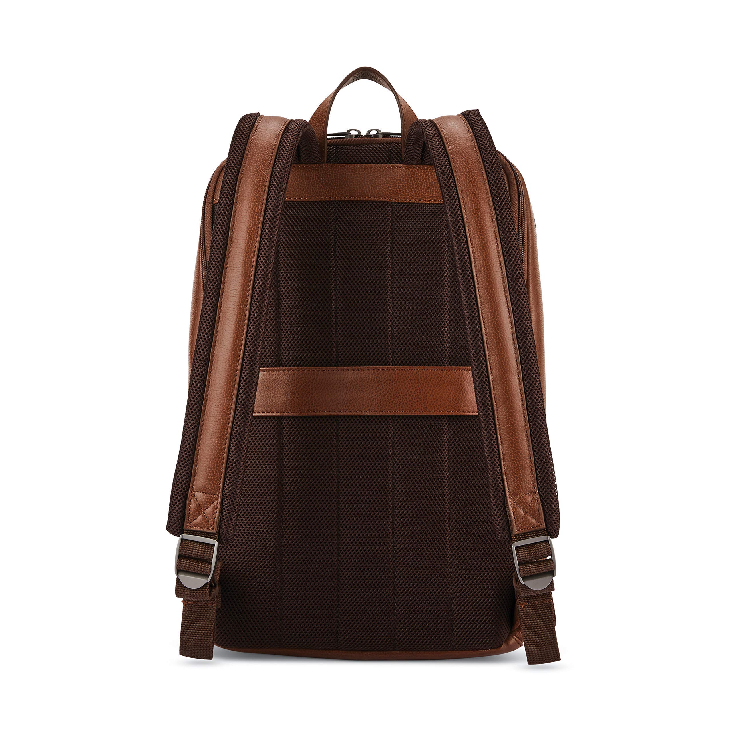 Foto 3 pulgar | Mochila Samsonite Classic Leather Slim Cognac 21.2 L - Venta Internacional