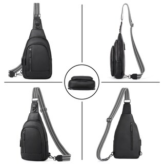 Foto 6 | Bandolera Cluci De Piel para Mujer - Venta Internacional