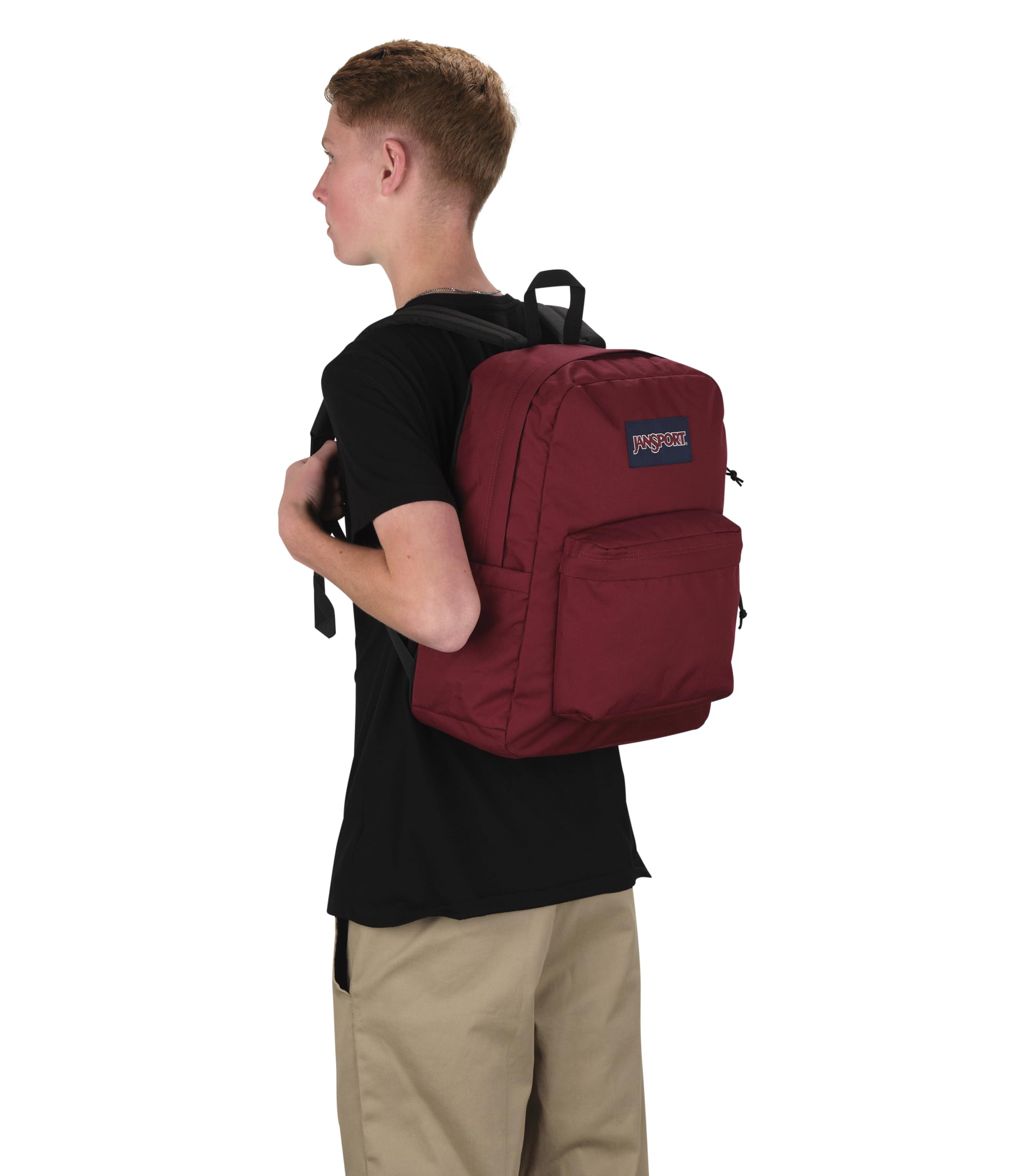 Foto 7 | Mochila JanSport Superbreak Rojo - Venta Internacional