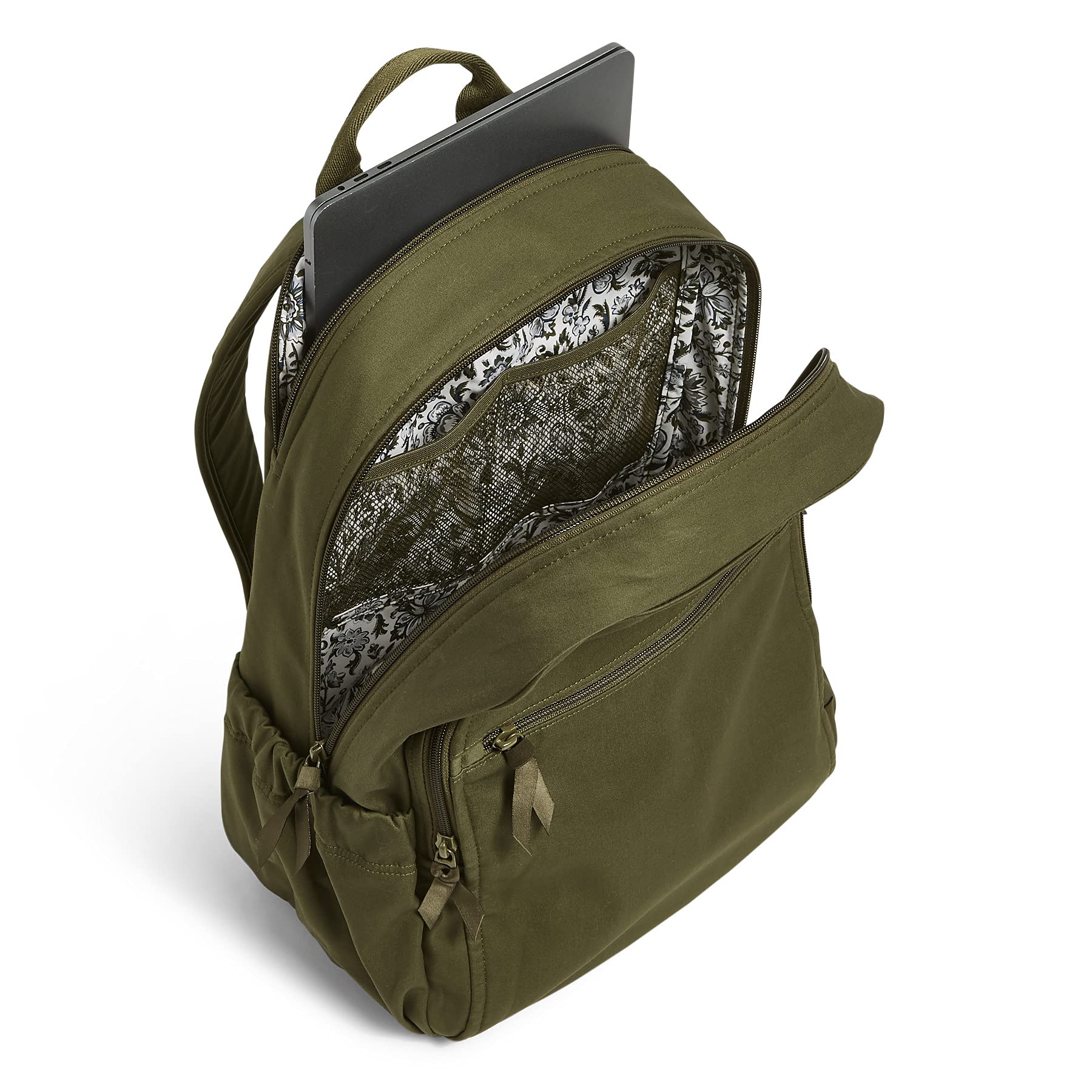 Foto 5 pulgar | Mochila Vera Bradley Cotton Campus Climbing Verde - Venta Internacional