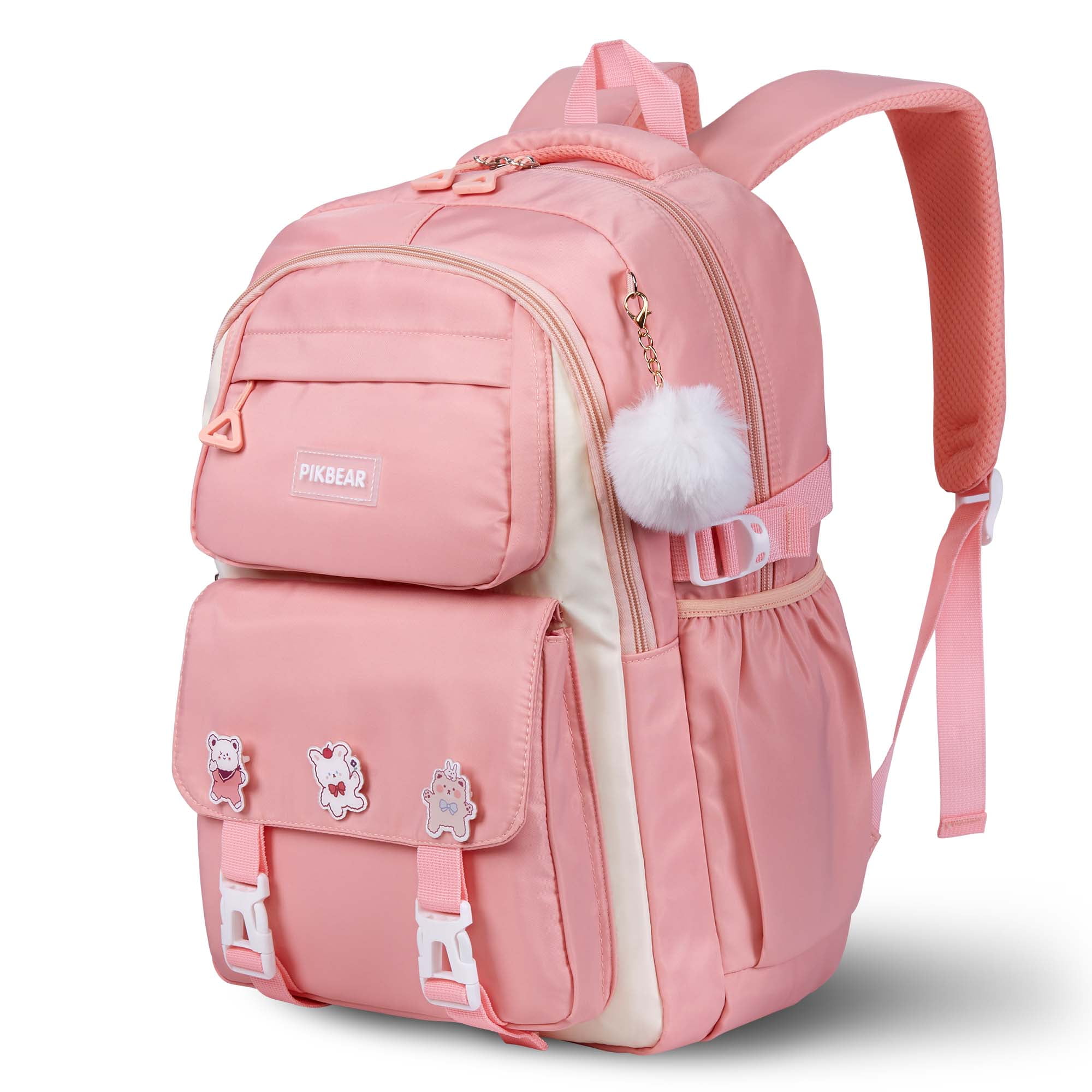 Mochila Escolar Vbiger Impermeable de Nylon con Forma de Conejo para Niñas