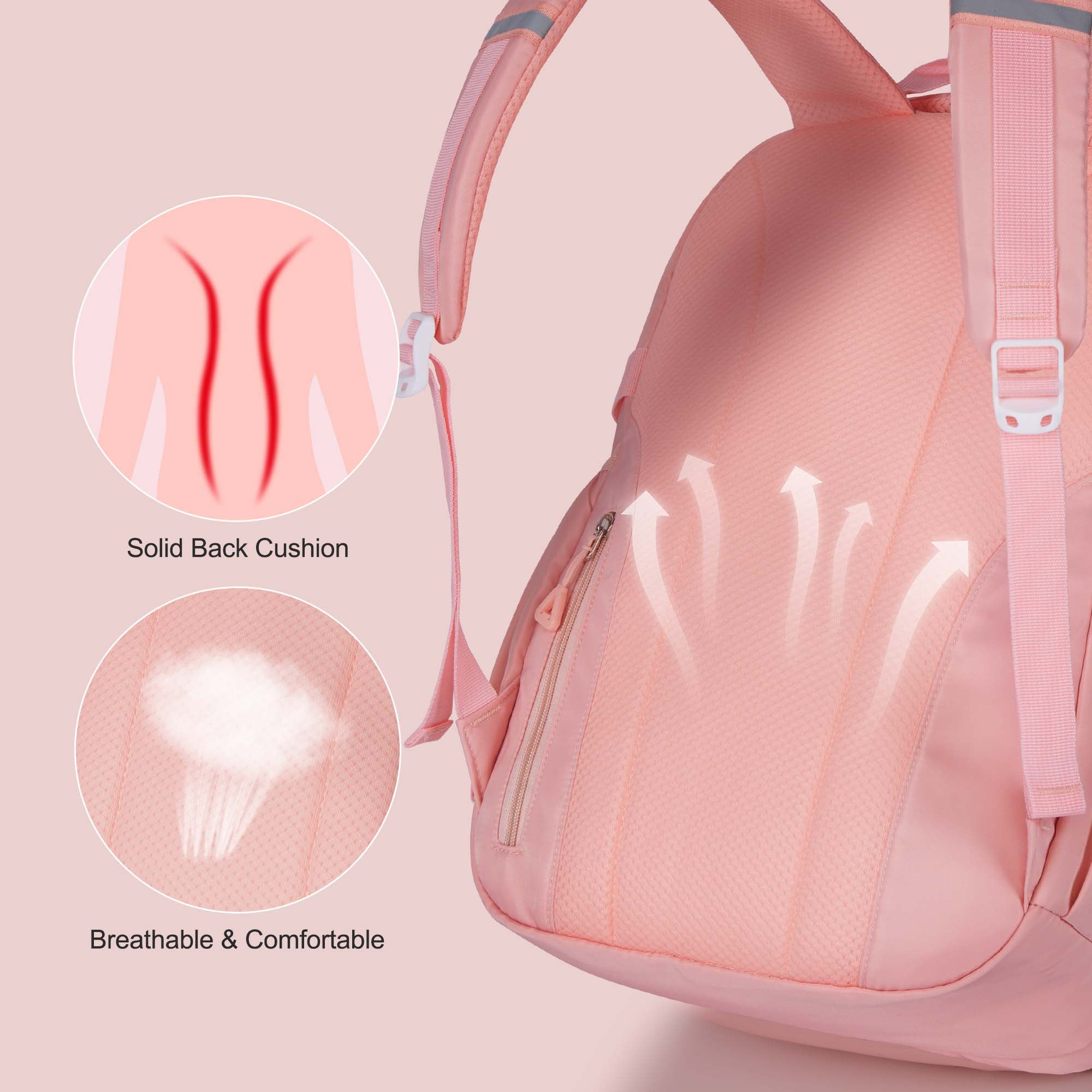 Foto 5 pulgar | Mochila Escolar Vbiger Impermeable de Nylon con Forma de Conejo para Niñas