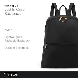 Foto 2 | Mochila Tumi Just In Case Ligera y Compacta Negra - Venta Internacional