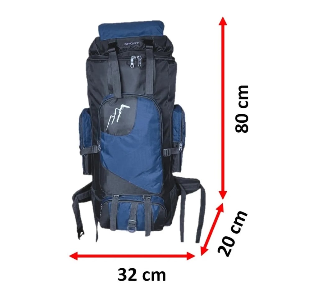 Foto 3 pulgar | Mochila De Acampada Outlet 90l de Poliéster Impermeable - Venta Internacional