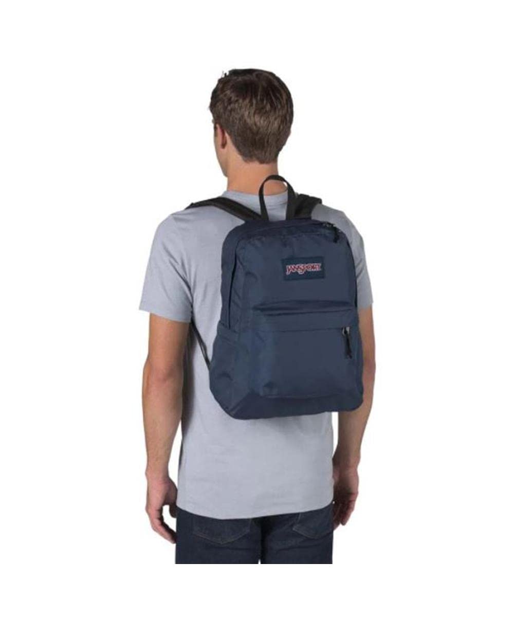 Foto 4 | Mochila Jansport Superbreak Duradera y Ligera Azul Marino - Venta Internacional