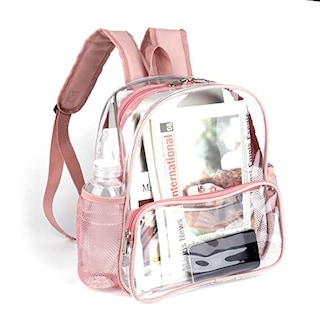 Foto 1 | Mochila Transparente Crosstime Rose Gold para Eventos - Venta Internacional