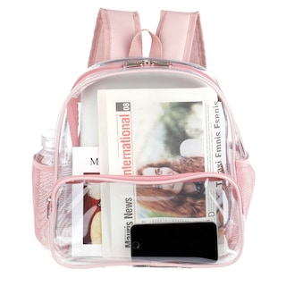 Foto 3 | Mochila Transparente Crosstime Rose Gold para Eventos - Venta Internacional