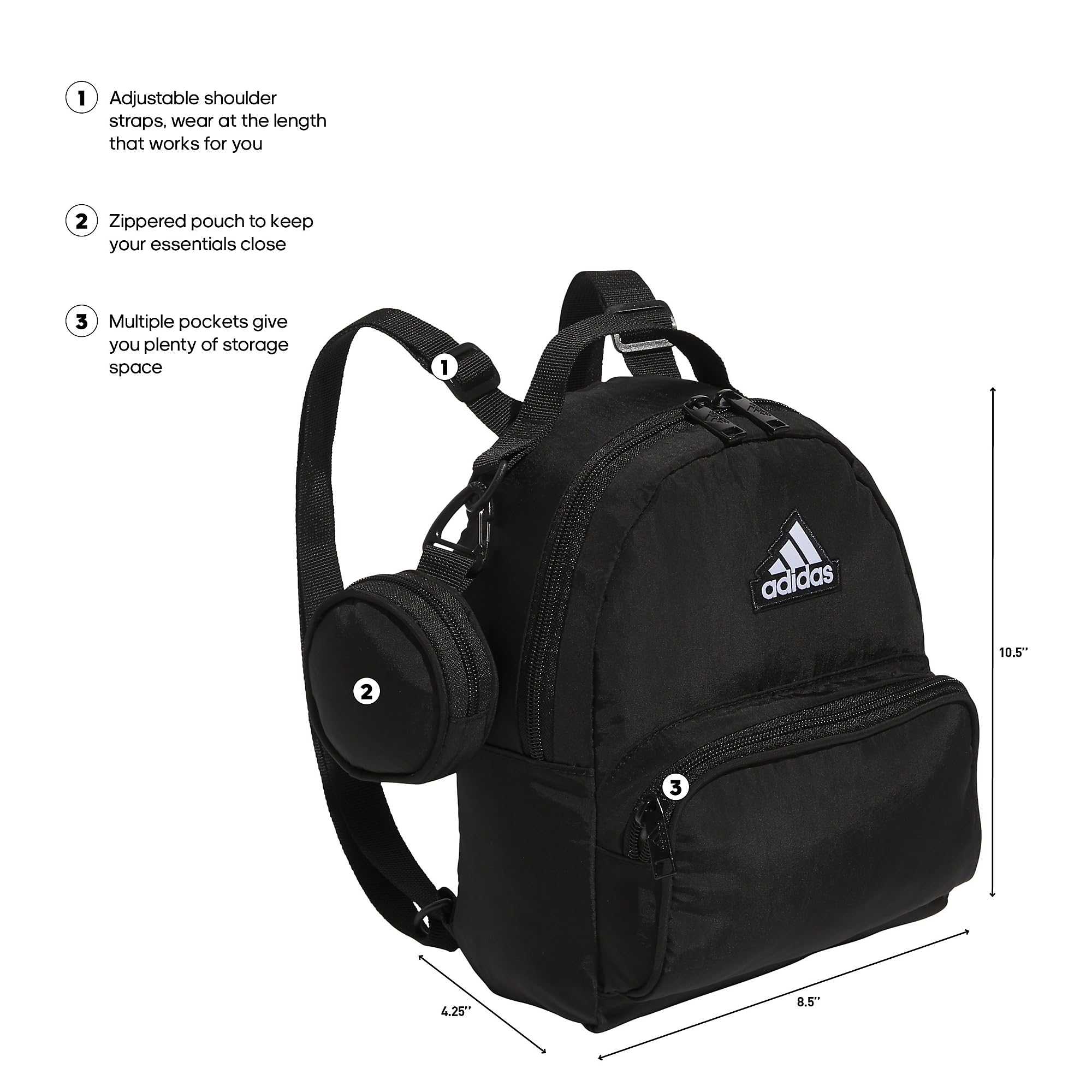 Foto 3 pulgar | Mochila Adidas Must Have Mini - Venta Internacional