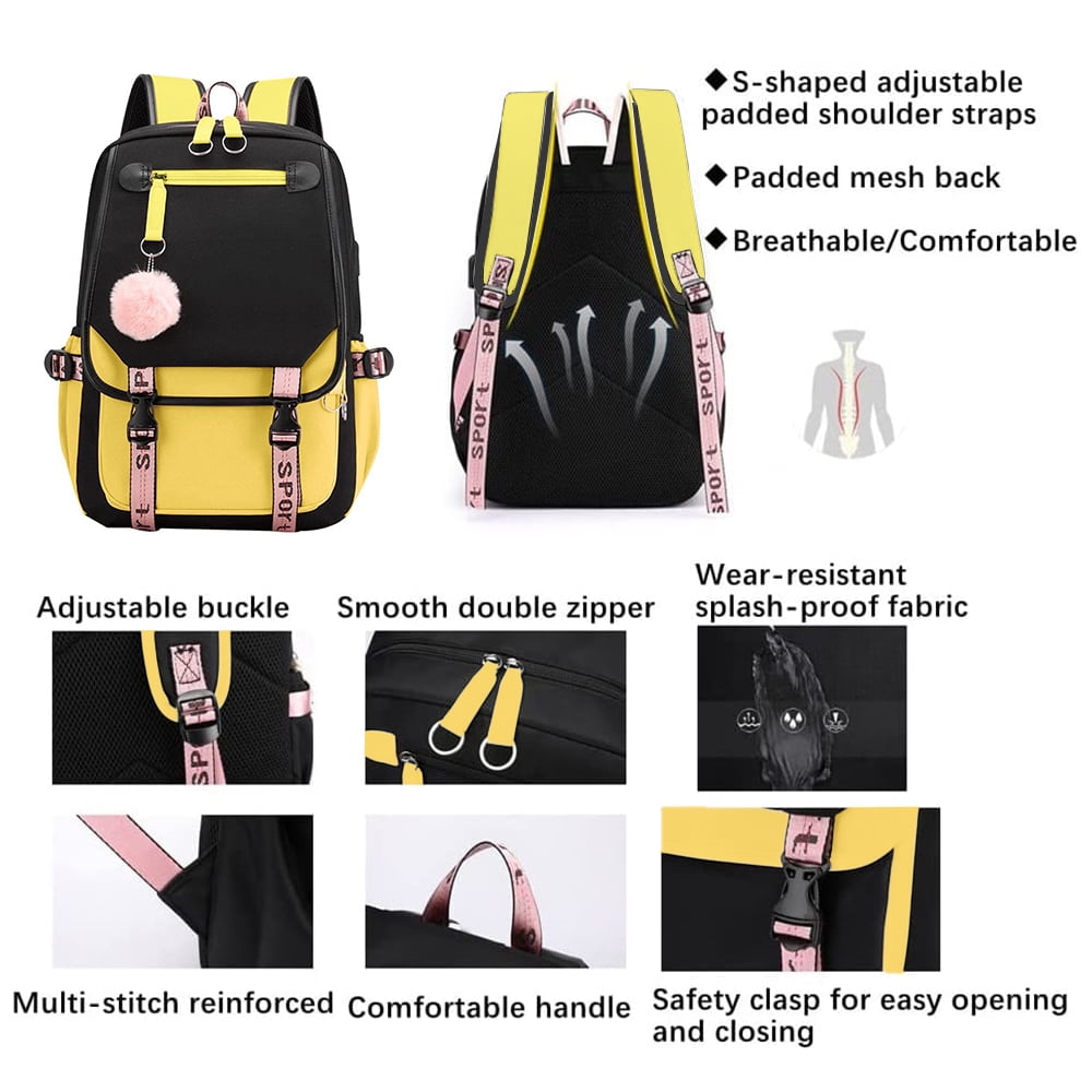 Foto 5 pulgar | Mochila Escolar Sanmadrola Resistente 21 Litros para Niñas - Venta Internacional