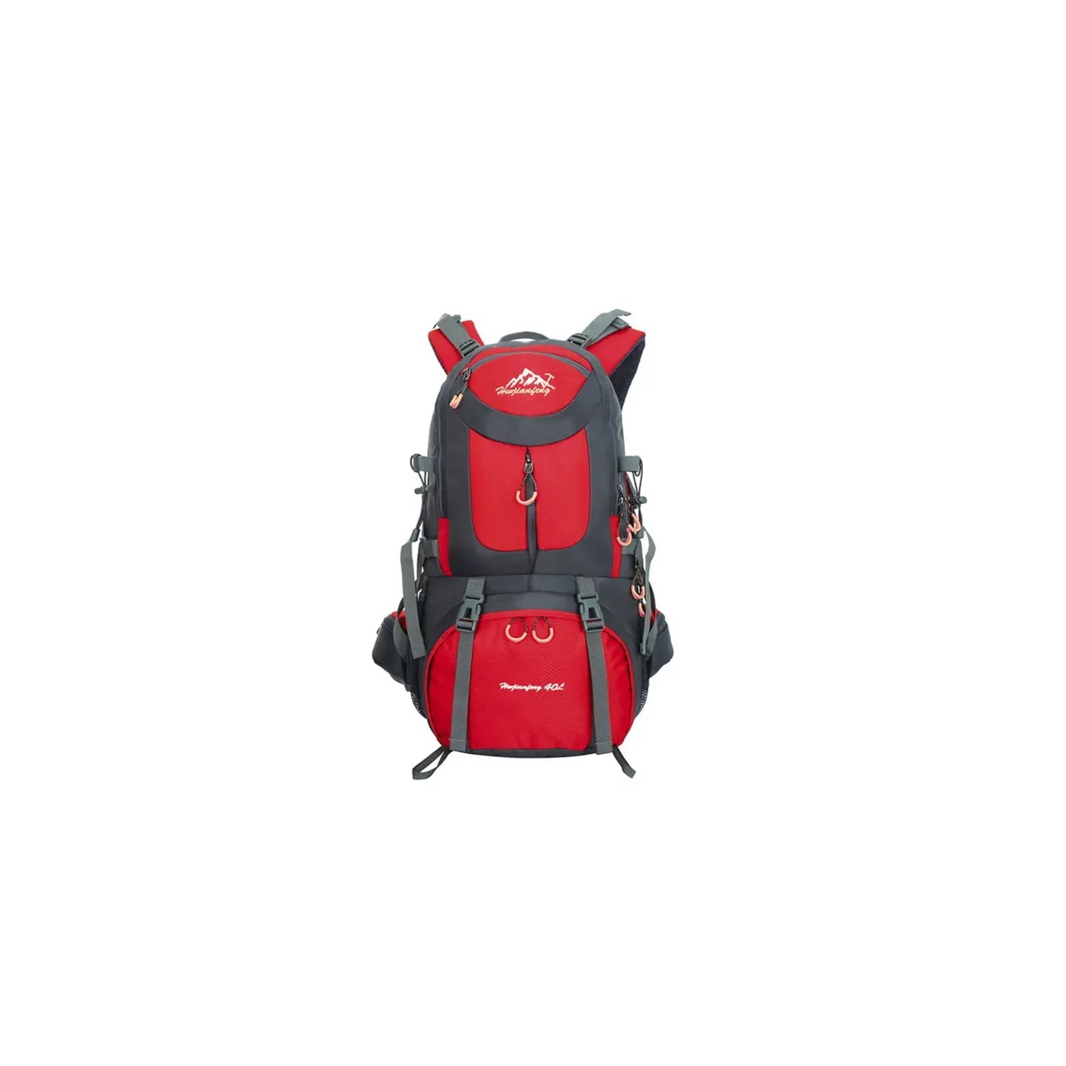 Foto 2 pulgar | Mochila para Acampar 60 L Impermeable Roja - Venta Internacional