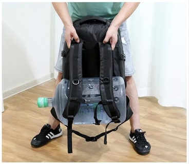 Foto 5 | Mochila para Acampar 60 L Impermeable Roja - Venta Internacional