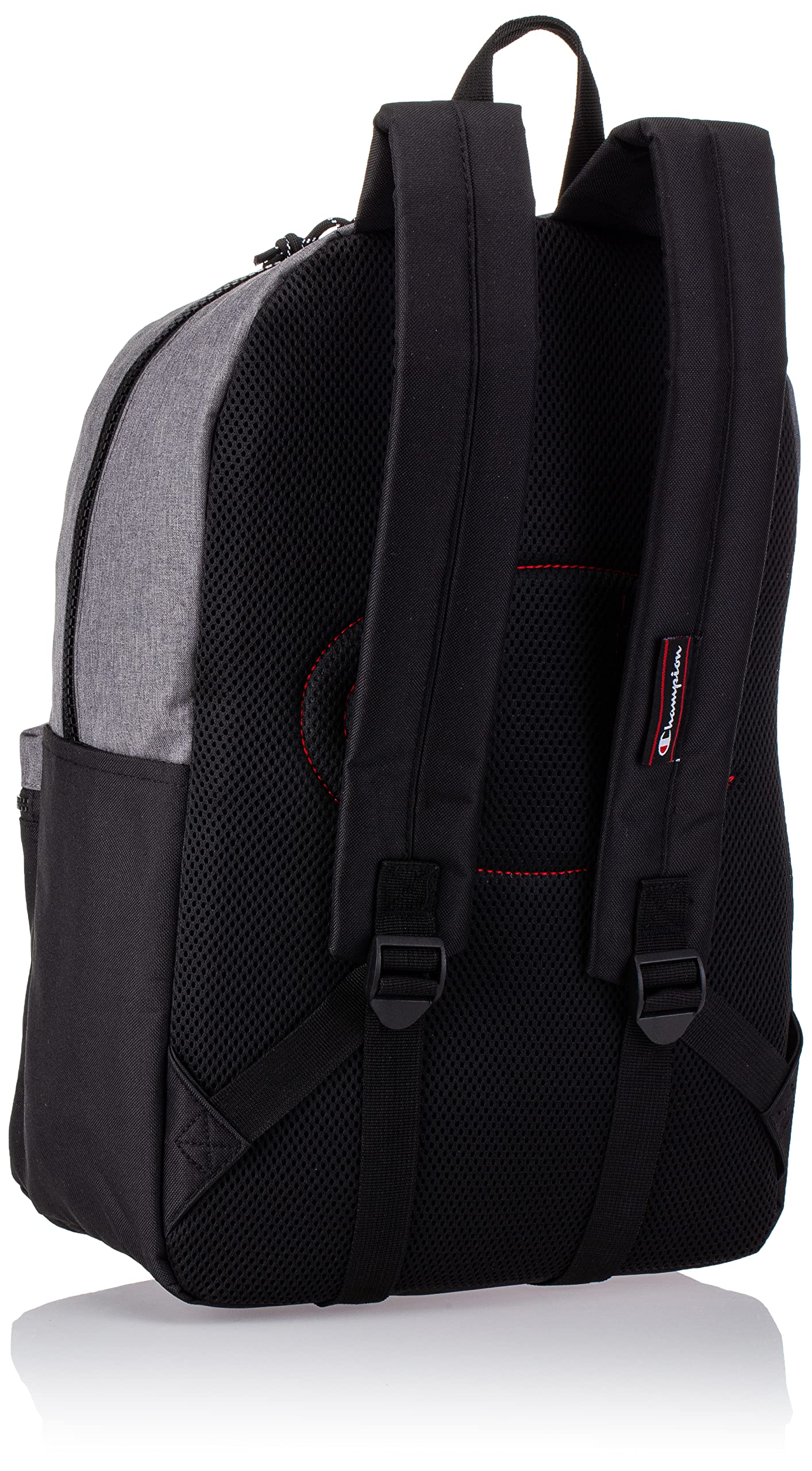 Foto 3 pulgar | Mochila Champion Manuscript Gris Jaspeado Unisex - Venta Internacional