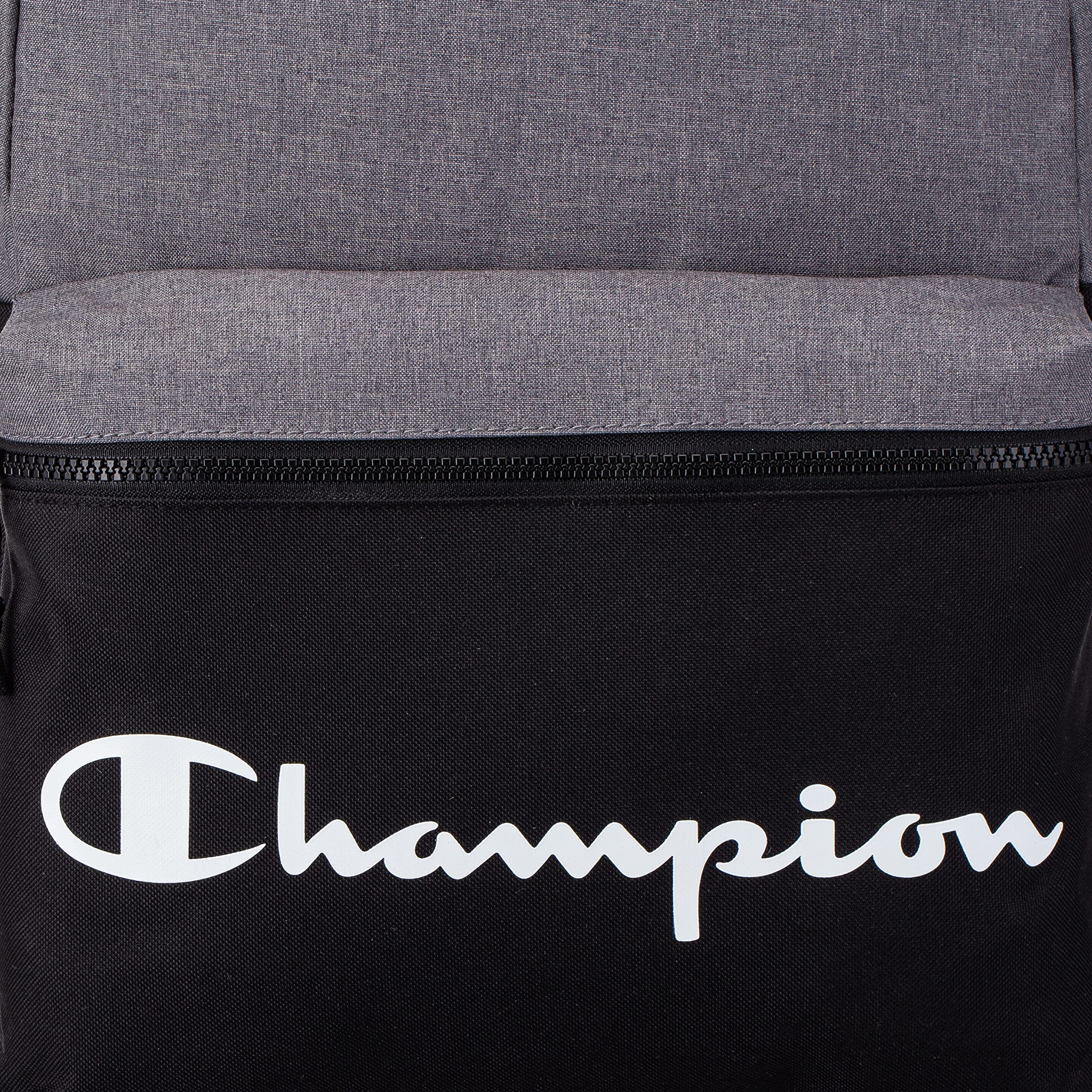 Foto 4 pulgar | Mochila Champion Manuscript Gris Jaspeado Unisex - Venta Internacional