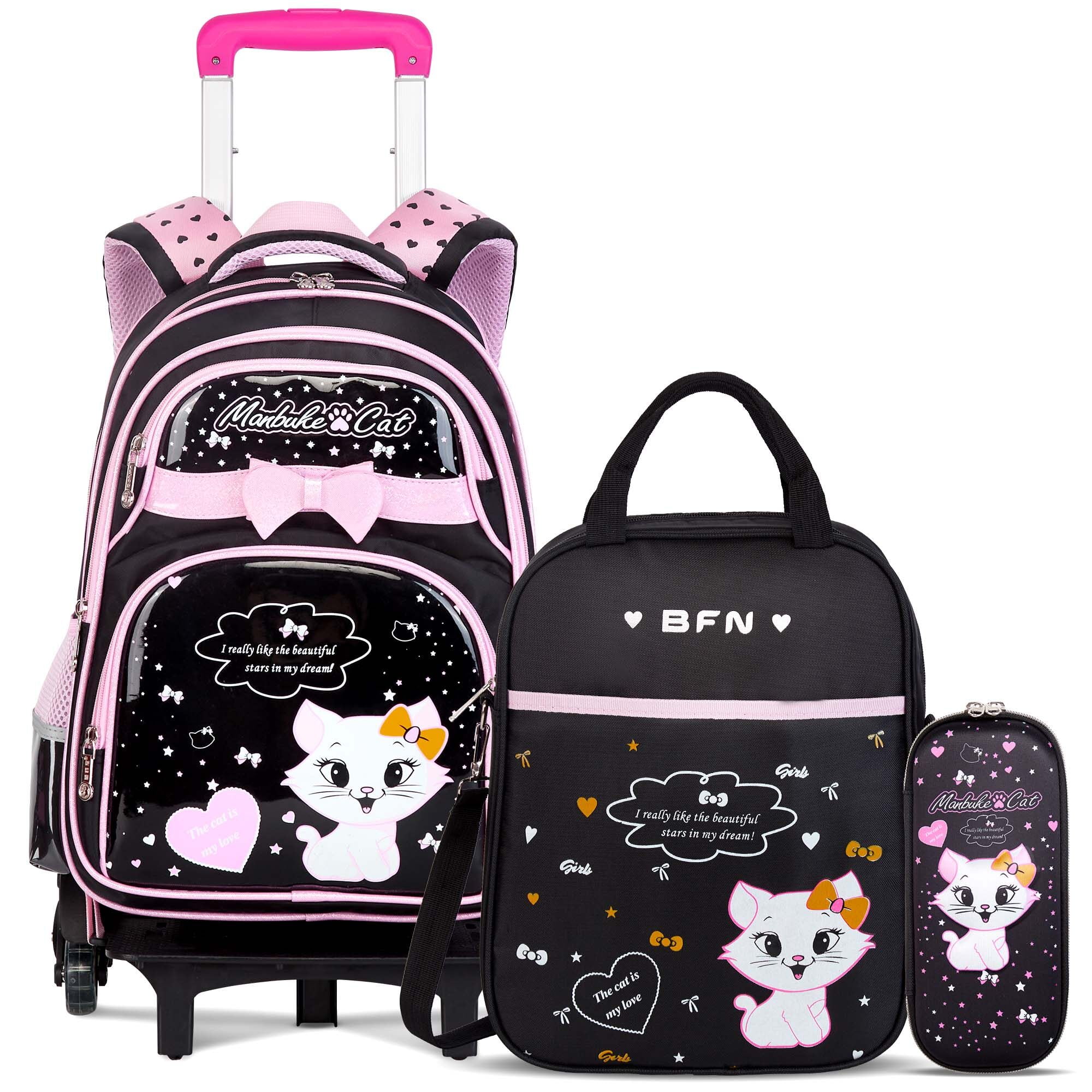 Foto 2 pulgar | Mochila Rodante Vibiger Negra de 6 Ruedas - Venta Internacional