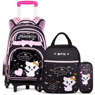 Foto 1 | Mochila Rodante Vibiger Negra de 6 Ruedas - Venta Internacional